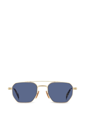 Eyewear by David Beckham geometric-frame sunglasses - Gold
