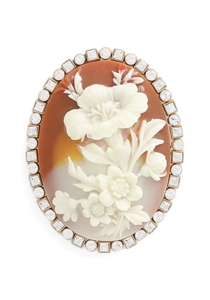 Dolce & Gabbana oval cameo brooch - Gold