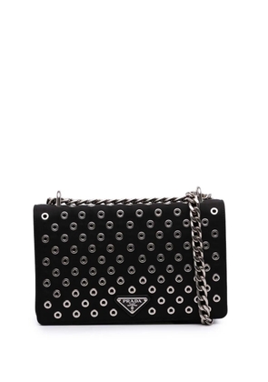 Prada Pre-Owned 2013-2025 Tessuto Grommet crossbody bag - Black