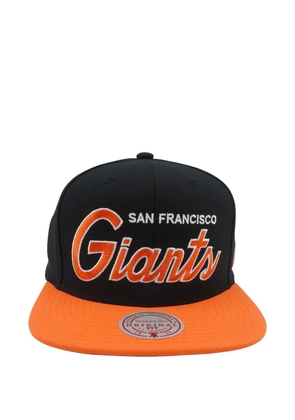 Mitchell & Ness x Giants embroidered-script baseball cap - Black