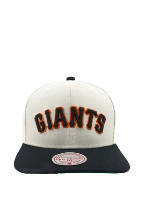Mitchell & Ness x MBL San Francisco Giants off word pro snapback cap - Neutrals
