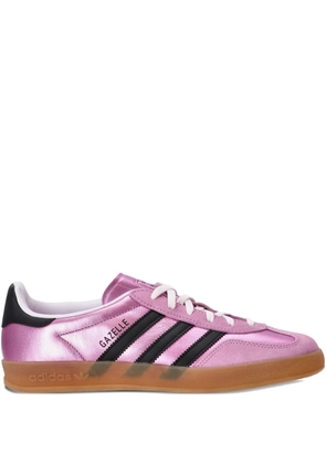 adidas Gazelle Indoor metallic leather sneakers - Pink