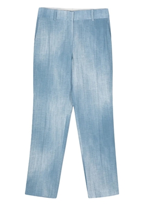 Ermanno Scervino pressed-crease tailored trousers - Blue