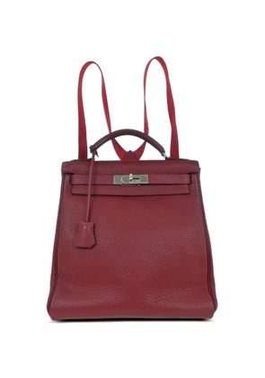 Hermès Pre-Owned 2001 H Fjord Kelly A Dos GM eather backpack - Red