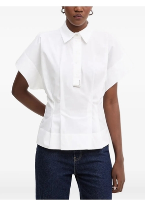 Karl Lagerfeld metal-detail shirt - White
