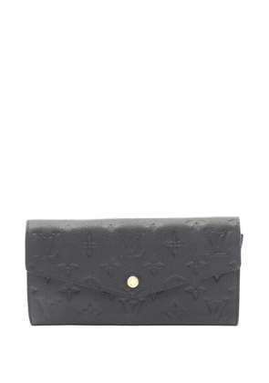 Louis Vuitton Pre-Owned 2014 Monogram Empreinte Portefeuille Curieuse long wallets - Blue