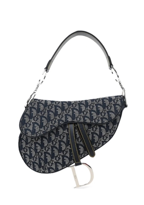 Christian Dior Pre-Owned 2004 Saddle Oblique jacquard tote bag - Blue
