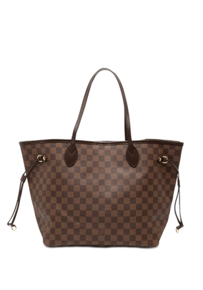 Louis Vuitton Pre-Owned 2011 Damier Ebene Neverfull MM tote bag - Brown