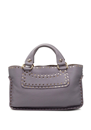 Celine Pre-Owned 20th Century Studded Calfskin Boogie handbag - Purple