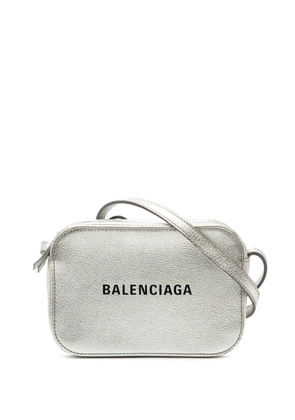 Balenciaga Pre-Owned 2019 XS Metallic Leather Everyday Camera Bag crossbody bag - Silver