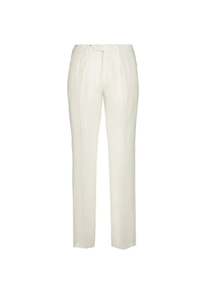 Boglioli linen trousers - Neutrals