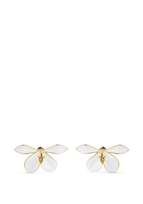 Shanghai Tang Ginger Flower earrings - Gold