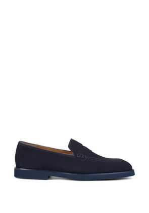 Doucal's suede loafers - Blue