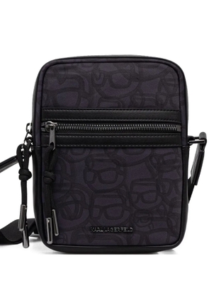 Karl Lagerfeld print-detail belt bag - Grey