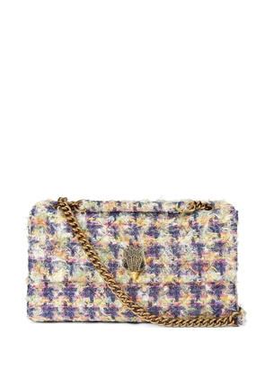 Kurt Geiger London tweed shoulder bag - Purple