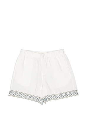 Homme braided bermudas - White