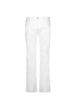 120% Lino slim-fit trousers - White