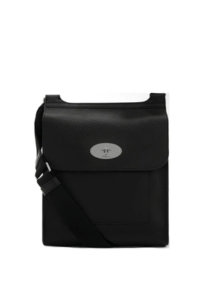 Mulberry logo detail messenger bag - Black