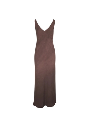 Peter Cohen lowback muddy dress - Brown