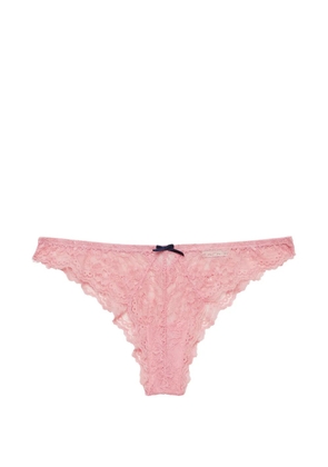 Fleur Du Mal Bianca lace briefs - Pink
