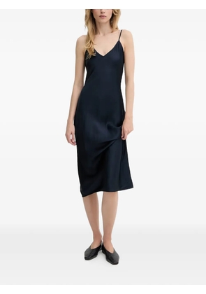 SAMSOE SAMSOE V-neck slip dress - Blue
