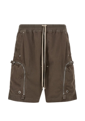 Rick Owens DRKSHDW Bauhaus Pod cotton bermuda shorts - Brown