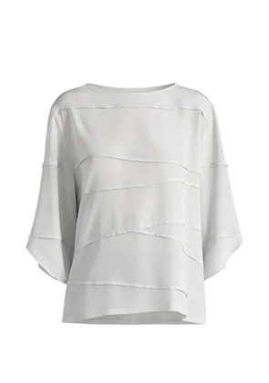 Liviana Conti Iris short-sleeve blouse - Grey