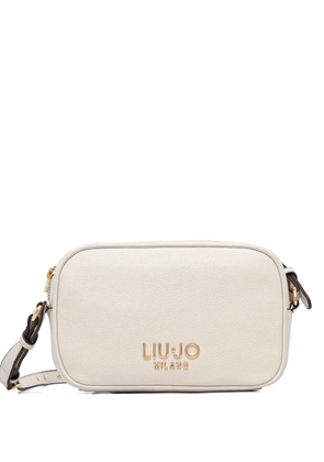LIU JO logo satchel cross body bag - White