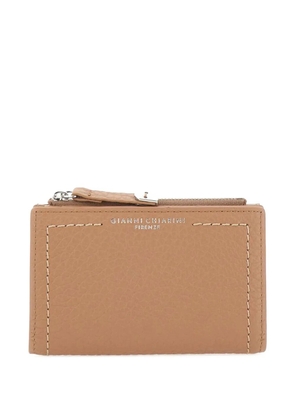 GIANNI CHIARINI Bubble leather wallet - Neutrals