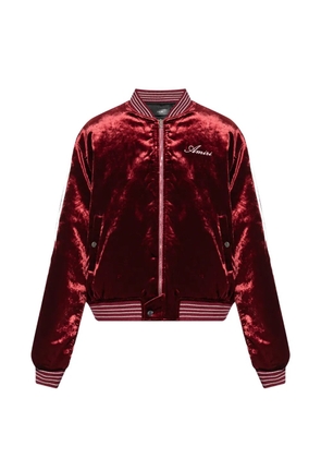 AMIRI bone detail bomber jacket - Red