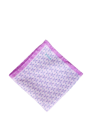 Eton patterned pocket square - Pink