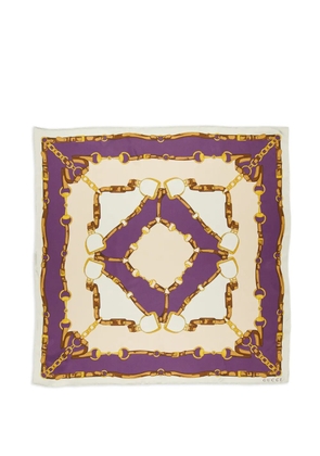 Gucci silk scarf - Neutrals