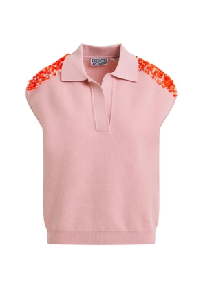 Essentiel Antwerp Joline sequin-embellished top - Pink