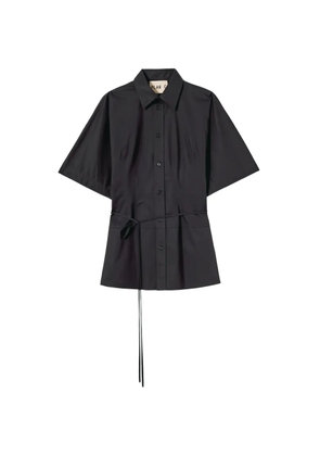 Plan C popeline shirt - Black