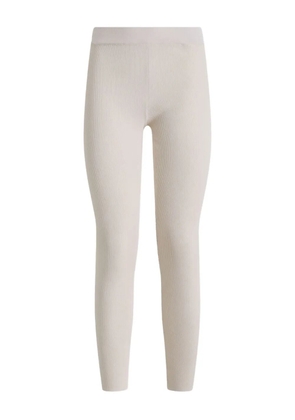 Bally ribbed leggings - White