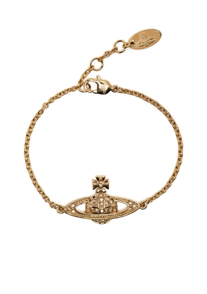 Vivienne Westwood Bas Relief Orb-plaque bracelet - Gold