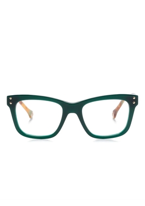 Carolina Herrera square-frame glasses - Green