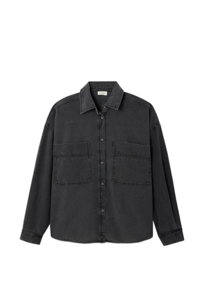 American Vintage front-pocket denim shirt - Grey