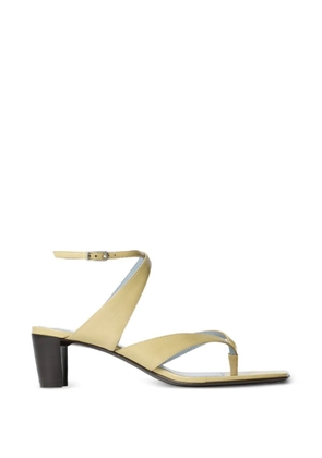 LEMAIRE thong heeled sandals - Yellow