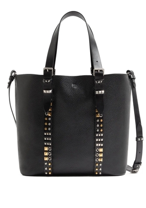 Valentino Garavani Rockstud grained tote bag - Black