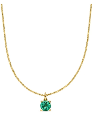 VEYNOU 14kt yellow gold Ella emerald necklace