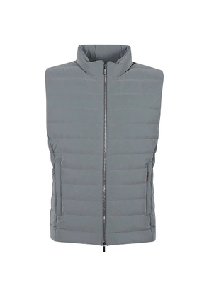Moorer Mougi quilted gilet - Grey