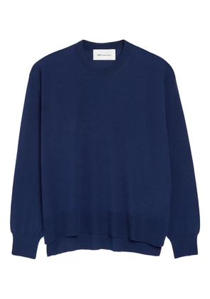 AMI Paris Ami De Coeur crew-neck sweater - Blue