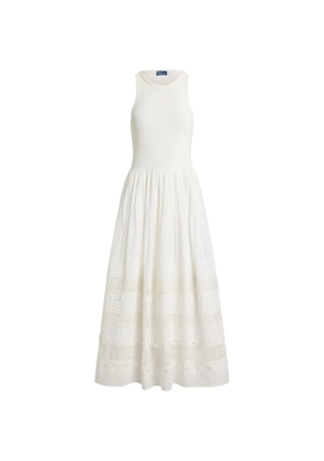 Polo Ralph Lauren sleeveless lace dress - White
