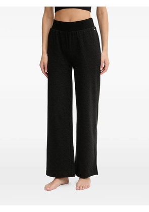 BOSS J patterned track pants - Black