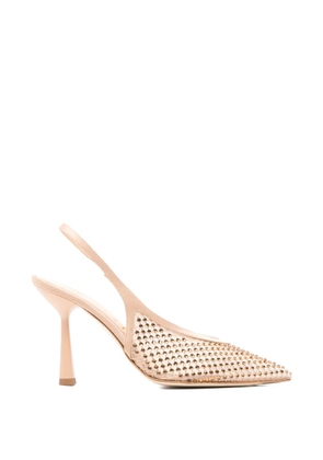 Chantal studded slingback court shoes - Neutrals