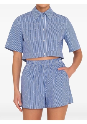 Sans Faff Biarritz striped shirt - Blue