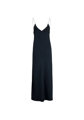 Blazé Milano V-neck backless maxi dress - Blue