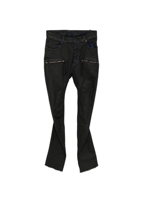 Masnada zip-detail trousers - Black