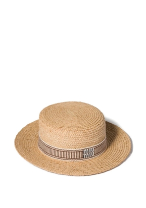 Miu Miu raffia hat - Neutrals